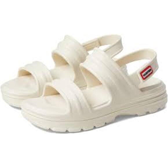 Hunter Bloom Algae Foam Sandal Womens Size 10 White Free People Exclusive - Picture 1 of 8